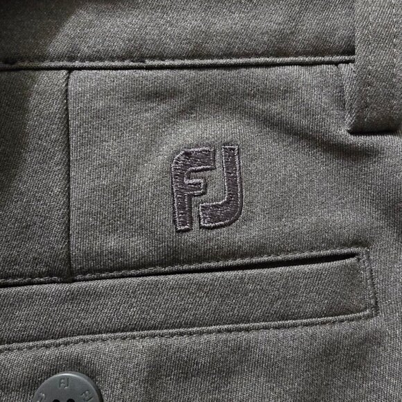 FootJoy Gray Performance Straight Leg Golf Pants Sz 42x32 - Picture 6 of 10